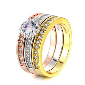 Gold Wedding Rings For Women 24k Gold Wedding Ring Diamond Ring For Girls Wholesale Jewelry Products On Tradees Com
