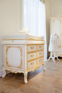 antique baby changing table