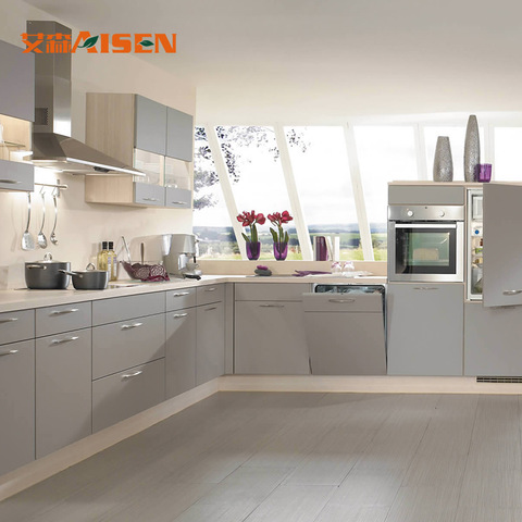 Popular High Gloss Matt Grey Lacquer Kitchen Cabinet Wholesale Kitchen Cabinets Accessories Products On Tradees Com