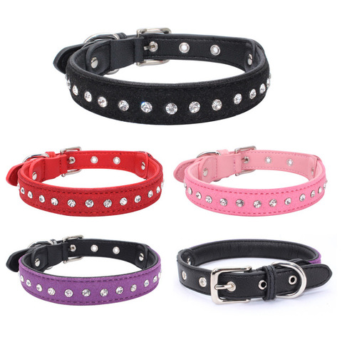 diamond studded dog collar