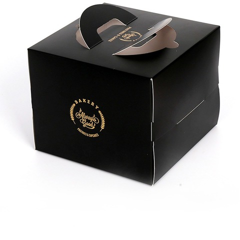 Small Food Packaging Manufacturer Custom Printing Log Design Cake Boxes Kraft Paper Donut Packaging Box Wholesale Paper Packaging Products On Tradees Com
