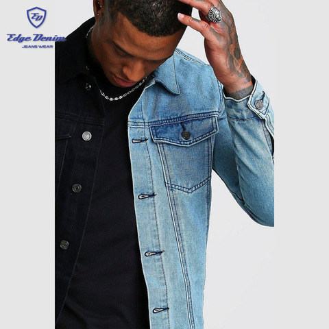 Black Denim Jacket Wholesale Discount 